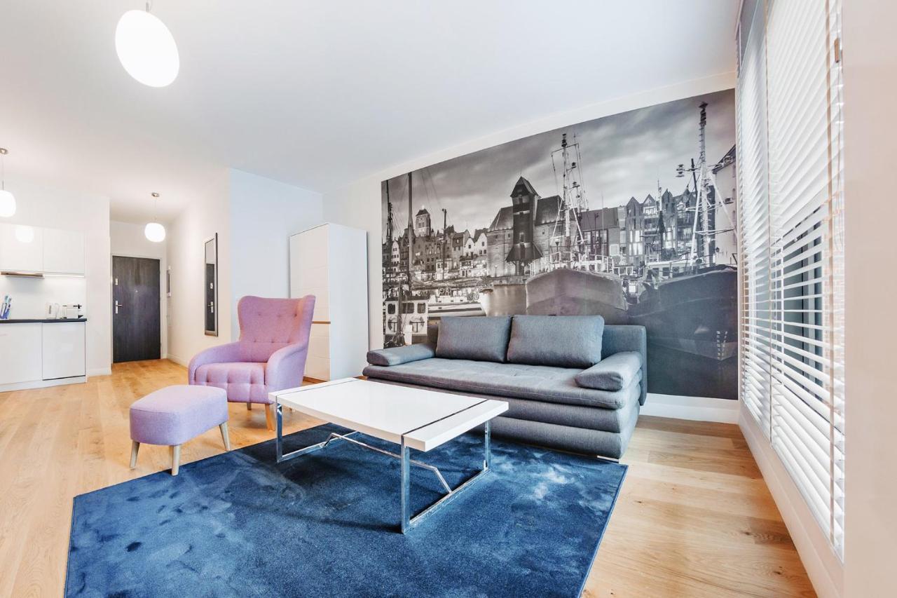 Viu Apartament Z Tarasem W Sercu Gdanska Luaran gambar