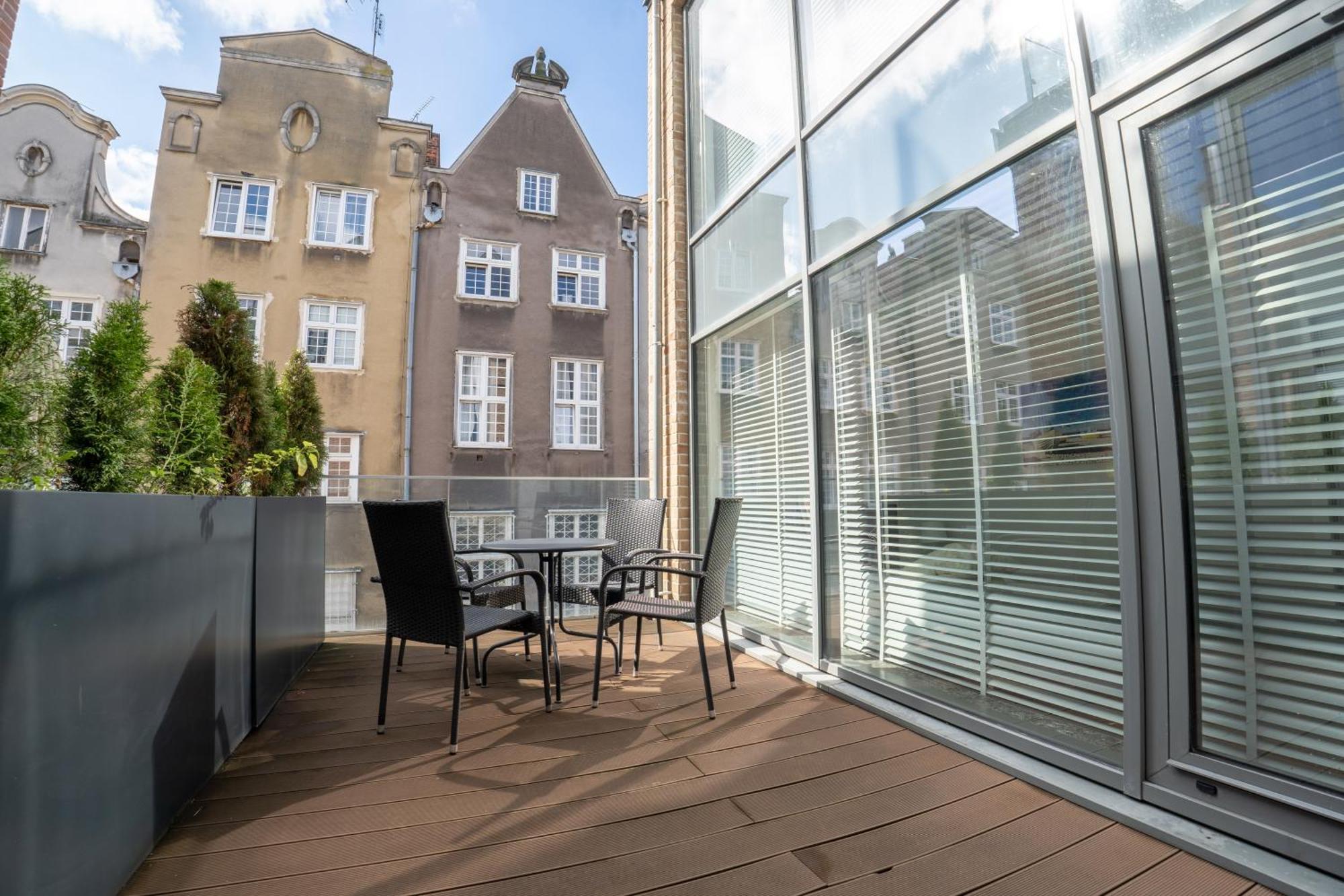 Viu Apartament Z Tarasem W Sercu Gdanska Luaran gambar